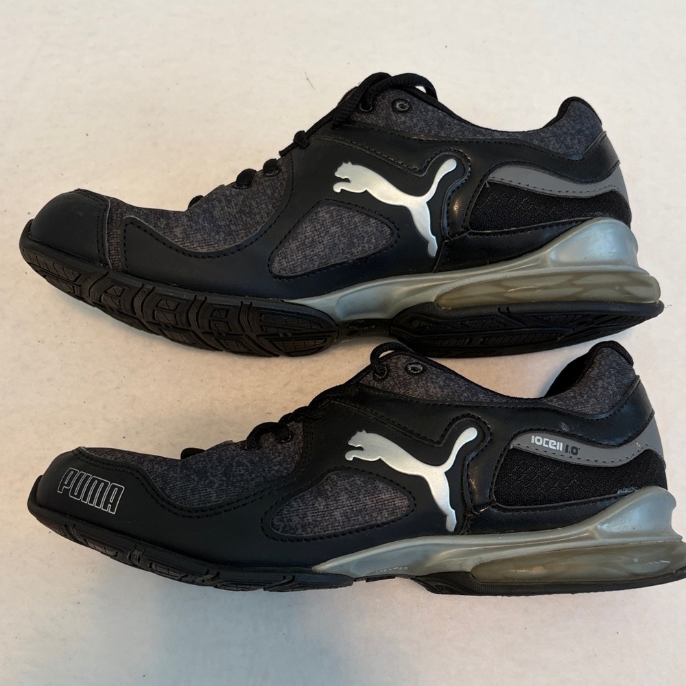 Puma Womens Cell Riaze Black Running Shoes Sneakers Size 9